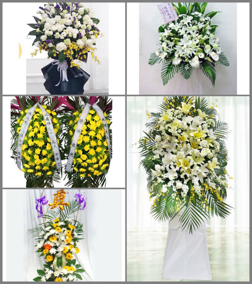 海南海口市龙华区新坡镇新坡村白事花篮预定